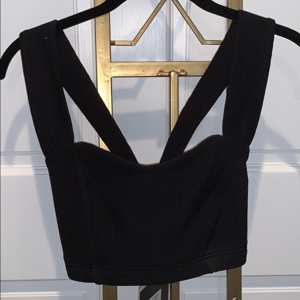 black crop top
